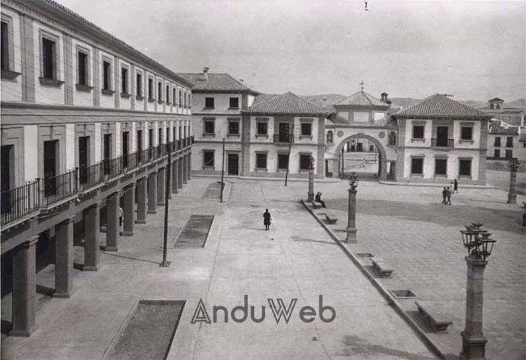 Plaza de España foto antigua