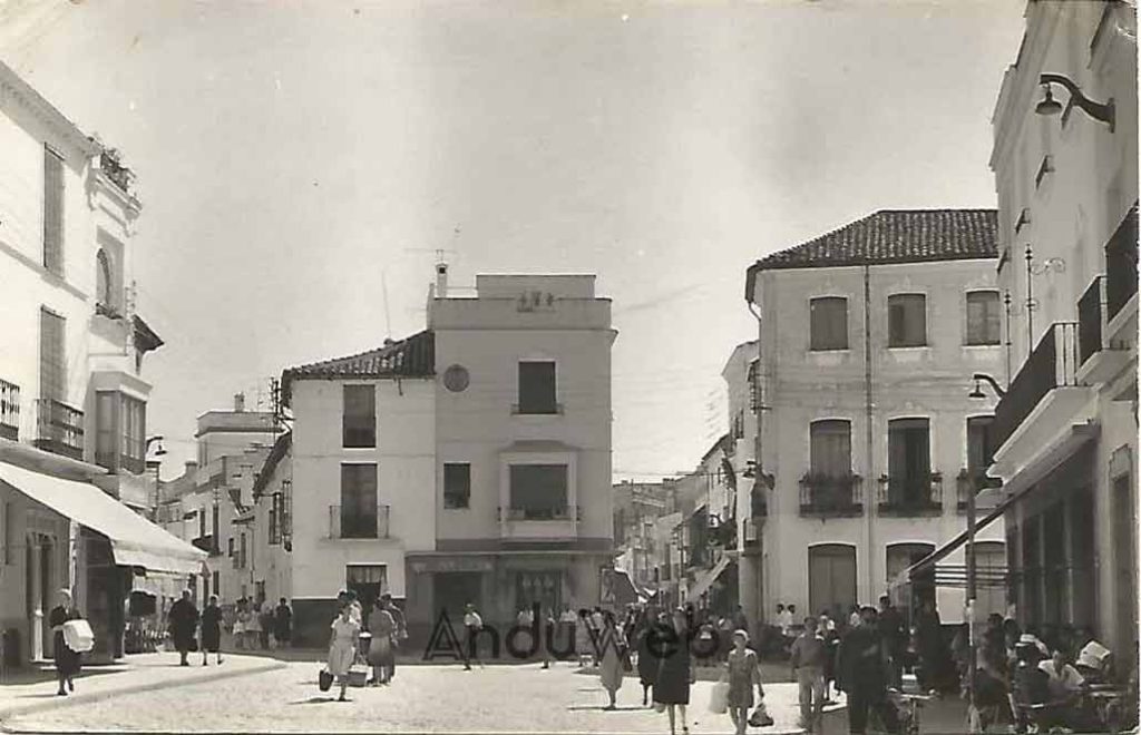 Plaza Vieja foto antigua Andújar